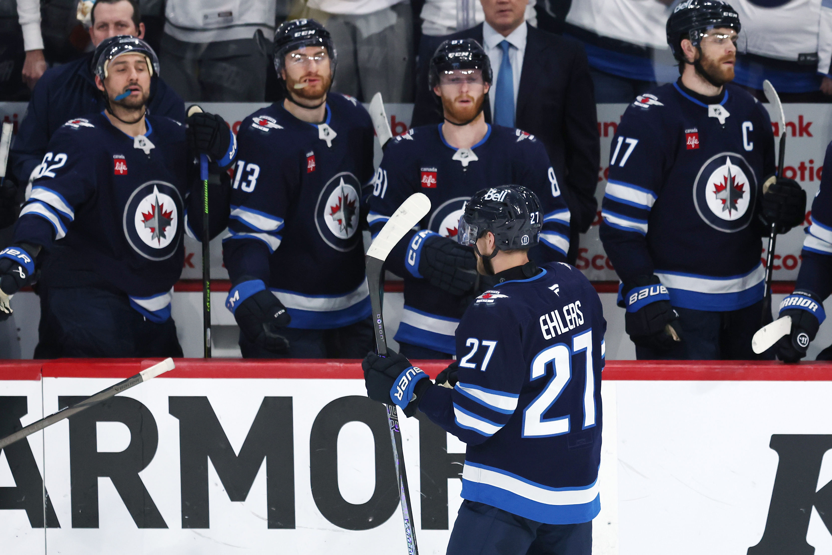 Ehlers scored 224 goals in 674 games during this 10-year stint in Winnipeg - Source: Imagn